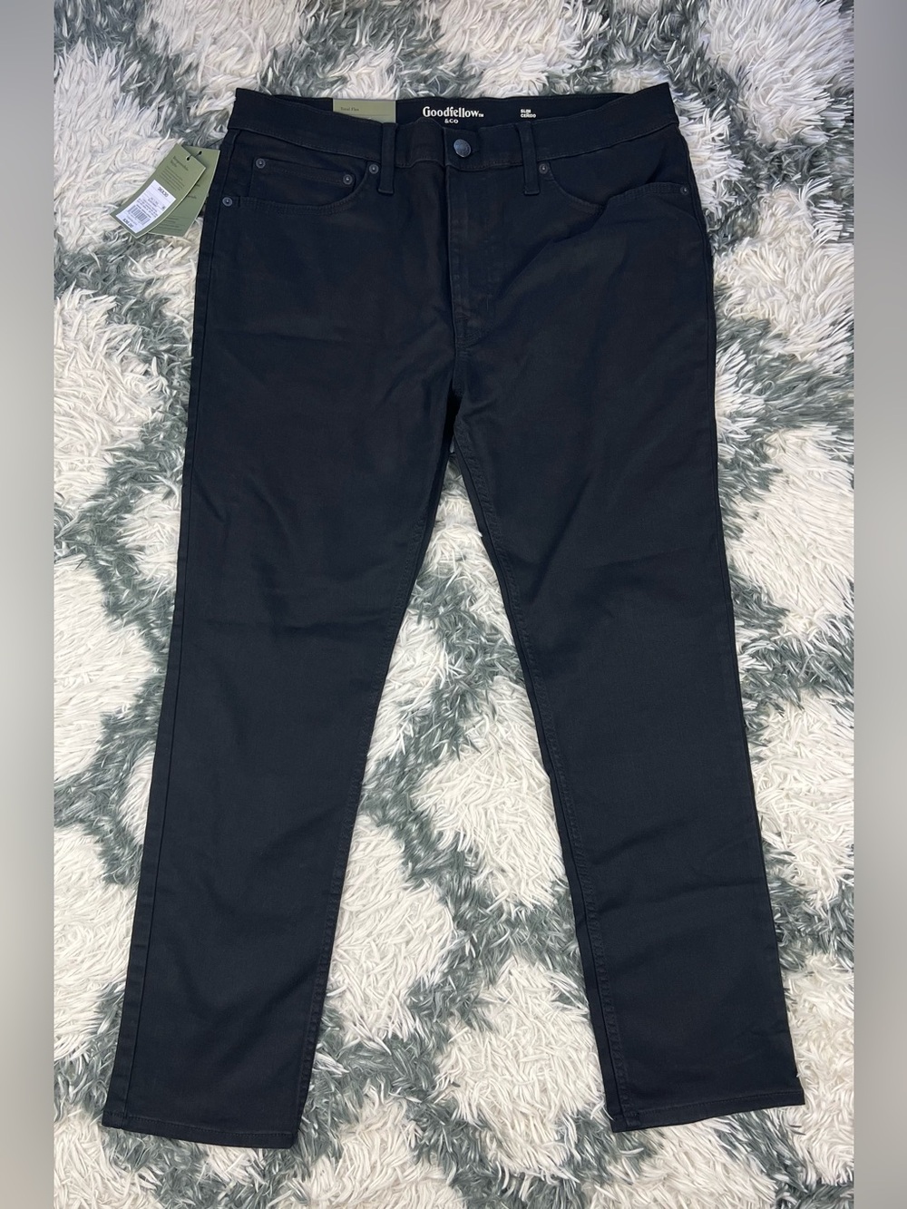 NWT Goodfellow Men’s Black Slim Jeans Size 36X30